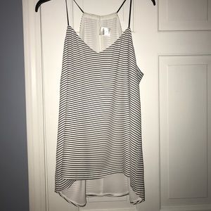 Express striped tank top